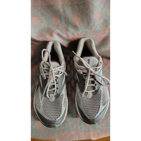 Reebok Women's DMX Ride Gray, White, and Purple Running Sneakers Size 8.5 - Picture 7 of 7